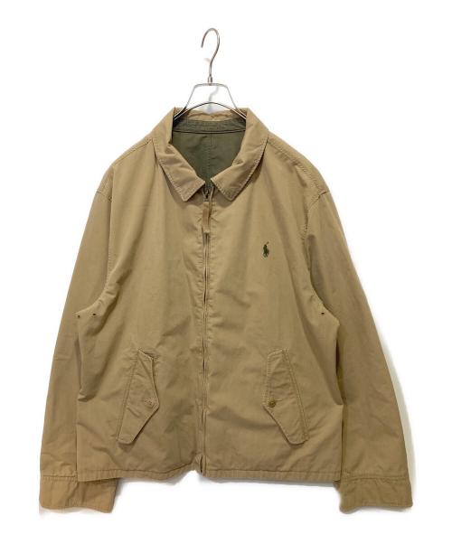 POLO RALPH LAUREN（ポロ・ラルフローレン）POLO RALPH LAUREN (ポロ・ラルフローレン) リバーシブルジャケット グリーン×ベージュ サイズ:XLの古着・服飾アイテム