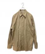 Acne studiosアクネ ストゥディオス）の古着「コットンリネンシャツ」｜ベージュ
