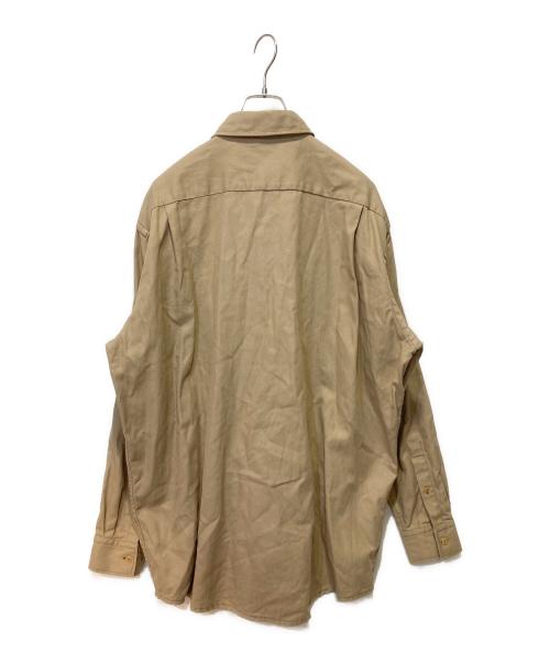 Acne studios（アクネ ストゥディオズ）ACNE STUDIOS (アクネ ストゥディオス) コットンリネンシャツ ベージュ サイズ:48の古着・服飾アイテム