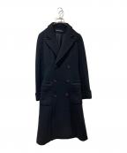 RALPH LAURENラルフローレン）の古着「カシミヤ混ダブルコート」｜ブラック