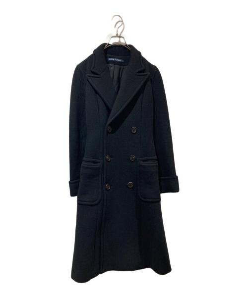 RALPH LAUREN（ラルフローレン）RALPH LAUREN (ラルフローレン) カシミヤ混ダブルコート ブラック サイズ:7の古着・服飾アイテム