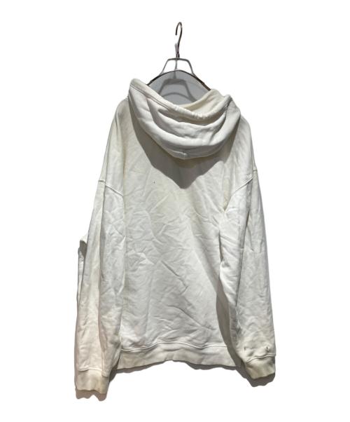 BALENCIAGA（バレンシアガ）BALENCIAGA (バレンシアガ) 19ss Rainbow BB Logo Hoodie ホワイト サイズ:Sの古着・服飾アイテム