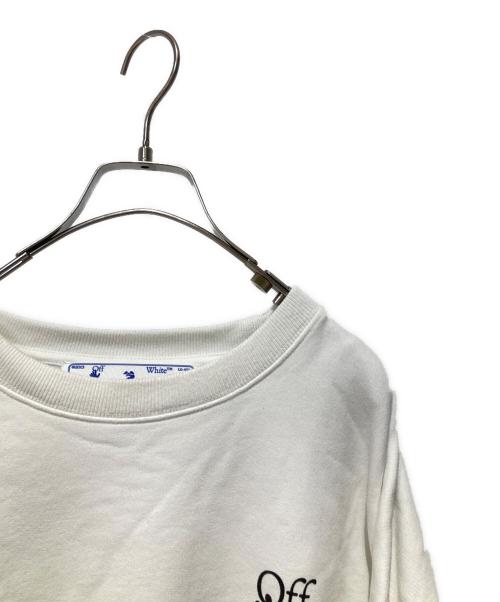 OFFWHITE（オフホワイト）OFFWHITE (オフホワイト) プリントスウェット ホワイト サイズ:Lの古着・服飾アイテム