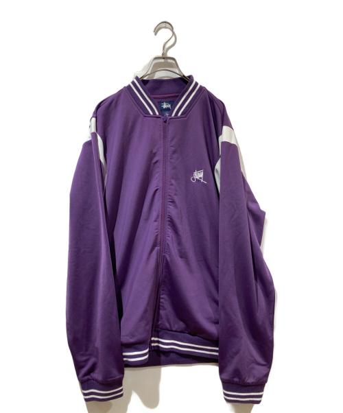 stussy（ステューシー）stussy (ステューシー) トラックジャケット パープル サイズ:XLの古着・服飾アイテム