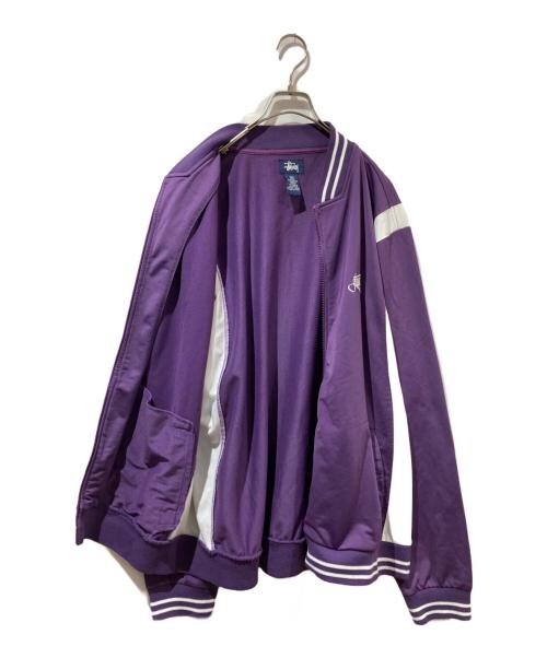 stussy（ステューシー）stussy (ステューシー) トラックジャケット パープル サイズ:XLの古着・服飾アイテム