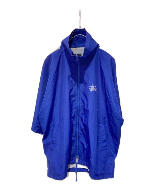 stussy sport（ステューシー スポーツ）stussy sport (ステューシー スポーツ) ジップシャツ ブルー サイズ:不明の古着・服飾アイテム