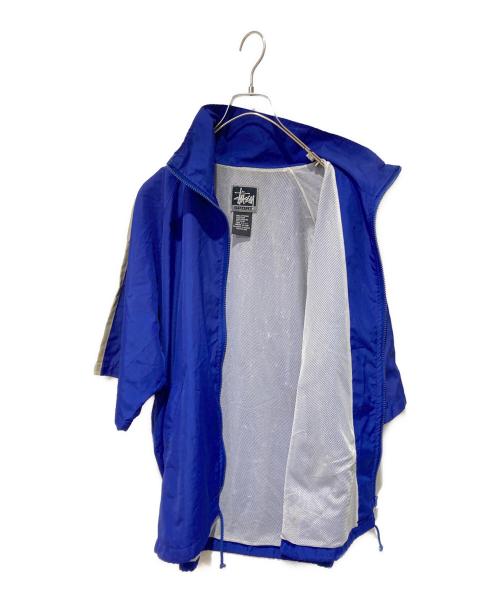 stussy sport（ステューシー スポーツ）stussy sport (ステューシー スポーツ) ジップシャツ ブルー サイズ:不明の古着・服飾アイテム