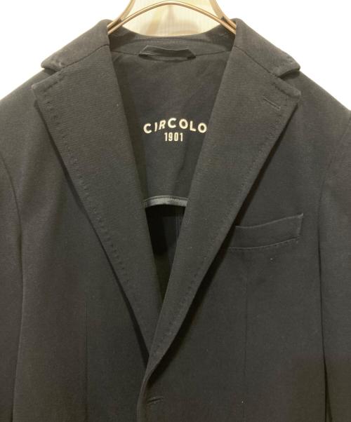 CIRCOLO 1901（チルコロ1901）Circolo 1901 (チルコロ1901) テーラードジャケット ネイビー サイズ:46の古着・服飾アイテム