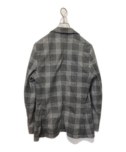 CIRCOLO 1901（チルコロ1901）Circolo 1901 (チルコロ1901) チェックテーラードジャケット グレー サイズ:46の古着・服飾アイテム