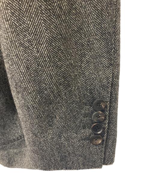 LARDINI（ラルディーニ）LARDINI (ラルディーニ) ヘリンボーンテーラードジャケット グレー サイズ:48の古着・服飾アイテム
