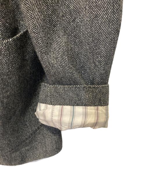 LARDINI（ラルディーニ）LARDINI (ラルディーニ) ヘリンボーンテーラードジャケット グレー サイズ:48の古着・服飾アイテム