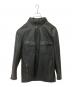 LOUIS VUITTON（ルイ ヴィトン）の古着「カーフレザージャケット」｜ブラック