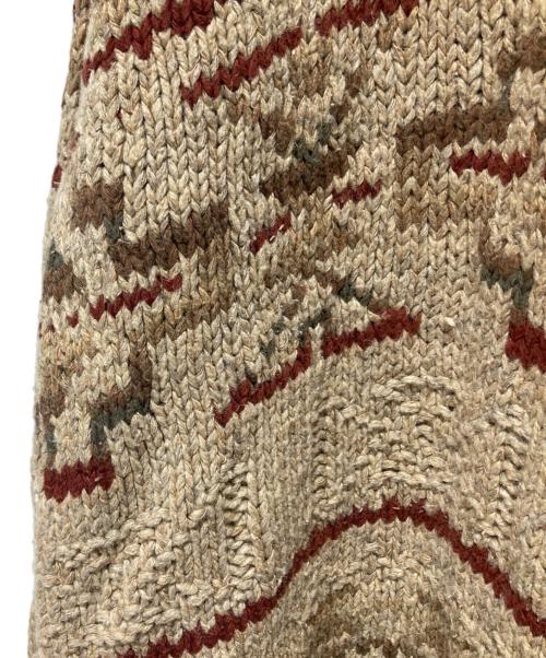 POLO RALPH LAUREN（ポロ・ラルフローレン）POLO RALPH LAUREN (ポロ・ラルフローレン) ネイティブ柄ニット ベージュ サイズ:Mの古着・服飾アイテム