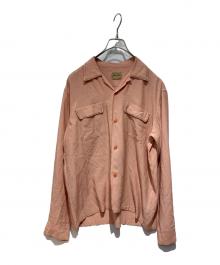 STYLE EYES（スタイルアイズ）の古着「BOWLING SHIRTS SADDLE STITCH」｜ピンク