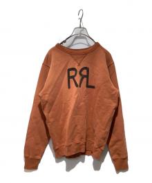 RRL（ダブルアールエル）の古着「ロゴスウェット」｜オレンジ