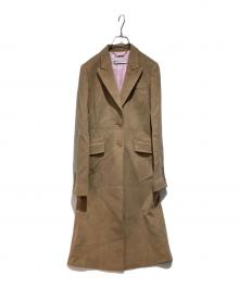 GIVENCHY（ジバンシィ）の古着「カシミヤ混ロングコート」｜ベージュ