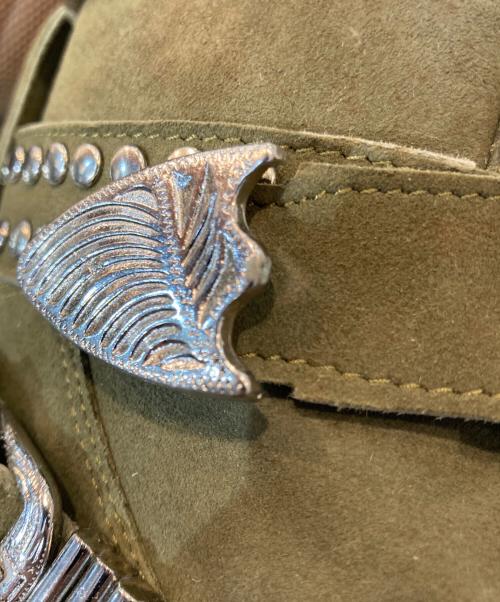 TOGA PULLA（トーガ プルラ）TOGA PULLA (トーガ プルラ) ハイカットスニーカー オリーブ サイズ:37の古着・服飾アイテム