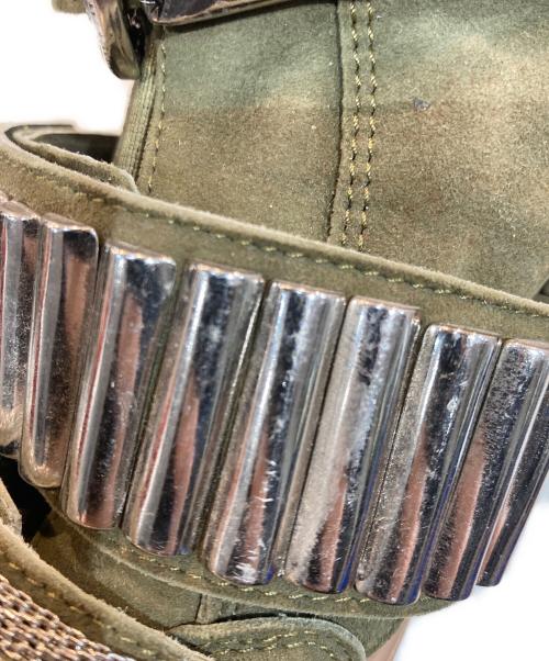 TOGA PULLA（トーガ プルラ）TOGA PULLA (トーガ プルラ) ハイカットスニーカー オリーブ サイズ:37の古着・服飾アイテム