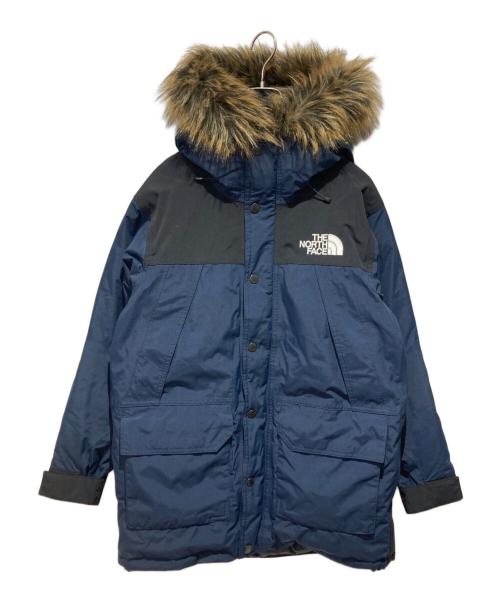 THE NORTH FACE（ザ ノース フェイス）THE NORTH FACE (ザ ノース フェイス) Mountain Down Coat ネイビー×ブラック サイズ:Sの古着・服飾アイテム