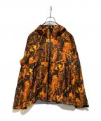 Columbia×X-LARGEコロンビア×エクストララージ）の古着「コラボリバーシブルマウンテンパーカー」｜オレンジ×ブラック