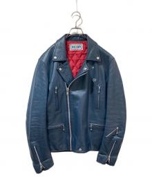 ROTAR（ローター）の古着「ダブルライダースジャケット」｜ネイビー
