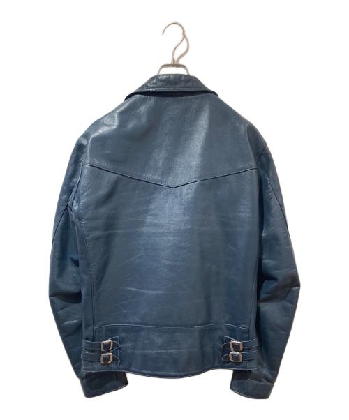 ROTAR（ローター）ROTAR (ローター) ダブルライダースジャケット ネイビー サイズ:Ｌの古着・服飾アイテム