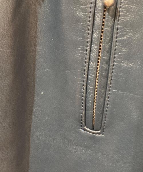 ROTAR（ローター）ROTAR (ローター) ダブルライダースジャケット ネイビー サイズ:Ｌの古着・服飾アイテム