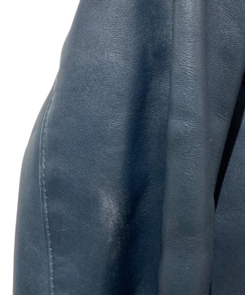 Lewis Leathers（ルイスレザース）Lewis Leathers (ルイスレザース) シングルライダースジャケット ネイビー サイズ:40の古着・服飾アイテム