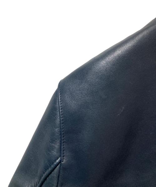 Lewis Leathers（ルイスレザース）Lewis Leathers (ルイスレザース) シングルライダースジャケット ネイビー サイズ:40の古着・服飾アイテム