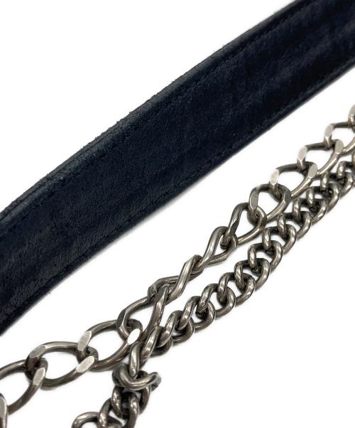 ANN DEMEULEMEESTER（アンドゥムルメステール）ANN DEMEULEMEESTER (アンドゥムルメステール) ショルダーバッグ ブラックの古着・服飾アイテム