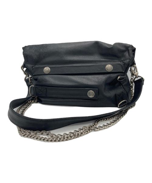 ANN DEMEULEMEESTER（アンドゥムルメステール）ANN DEMEULEMEESTER (アンドゥムルメステール) ショルダーバッグ ブラックの古着・服飾アイテム