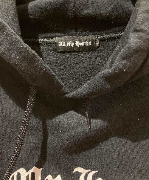 ALL MY HOMIES（オールマイホーミーズ）all my homies (オールマイホーミーズ) パーカー ブラック サイズ:XLの古着・服飾アイテム