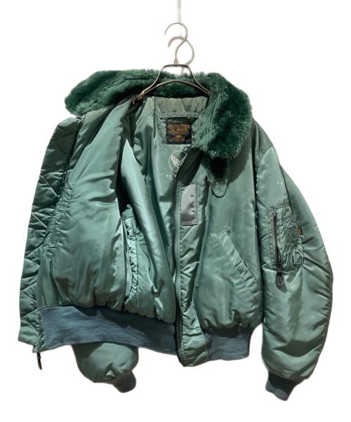 ALPHA INDUSTRIES（アルファインダストリーズ）ALPHA INDUSTRIES (アルファインダストリーズ) B-15D フライトジャケット グリーン サイズ:Mの古着・服飾アイテム