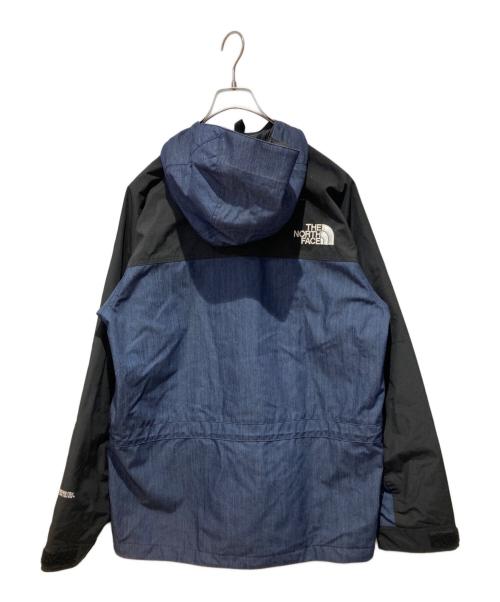 THE NORTH FACE（ザ ノース フェイス）THE NORTH FACE (ザ ノース フェイス) Mountain Light Denim Jacket インディゴ×ブラック サイズ:Lの古着・服飾アイテム