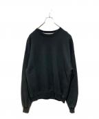 UNIVERSAL PRODUCTS.ユニバーサルプロダクツ）の古着「JUMBERCA CREW NECK SWEAT」｜ブラック