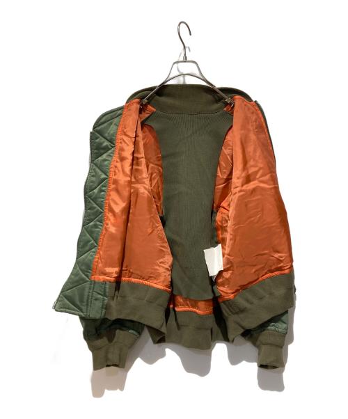 sacai（サカイ）sacai (サカイ) Nylon Twill Blouson グリーン サイズ:3の古着・服飾アイテム