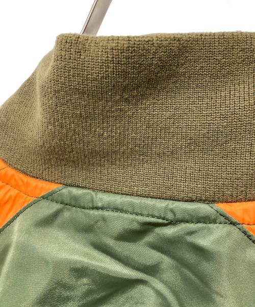 sacai（サカイ）sacai (サカイ) Nylon Twill Blouson グリーン サイズ:3の古着・服飾アイテム