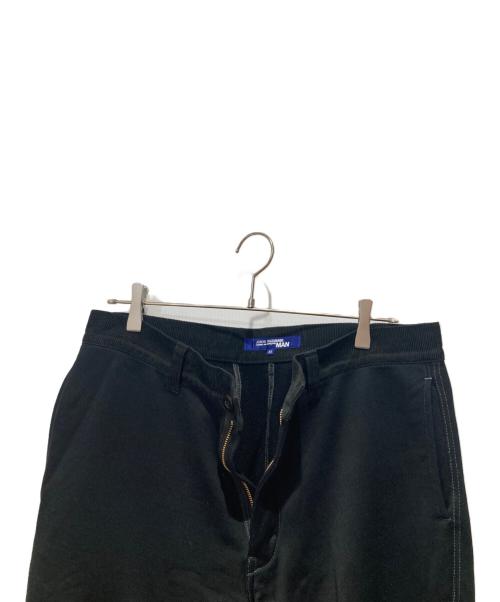 COMME des GARCONS JUNYA WATANABE MAN（コム デ ギャルソン ジュンヤ ワタナベ マン）COMME des GARCONS JUNYA WATANABE MAN (コム デ ギャルソン ジュンヤ ワタナベ マン) 綿度詰裏毛 スウェット パンツ ブラック サイズ:Mの古着・服飾アイテム