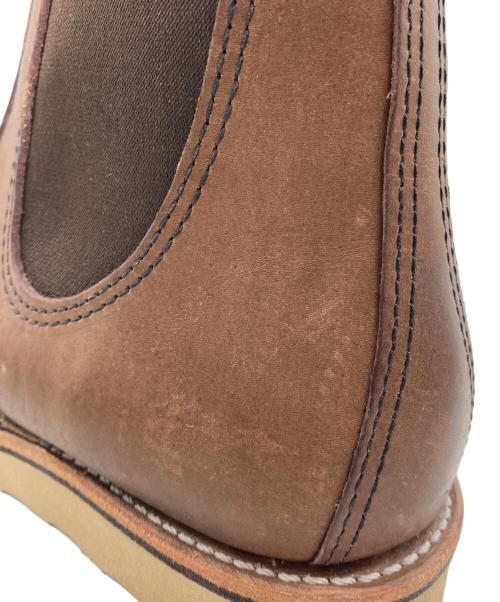 RED WING（レッドウィング）RED WING (レッドウィング) Classic Chelsea サイドゴアブーツ ブラウン サイズ:USA 8.5Dの古着・服飾アイテム