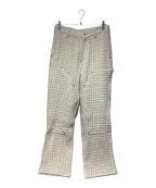 ICE & TECHNOアイスアンドテクノ）の古着「C TWEED DOUBLE KNEE PANTS」｜アイボリー