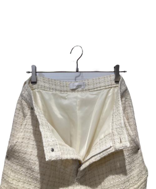 ICE & TECHNO（アイスアンドテクノ）ICE & TECHNO (アイスアンドテクノ) C TWEED DOUBLE KNEE PANTS アイボリー サイズ:M 未使用品の古着・服飾アイテム