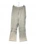 ICE & TECHNO（アイスアンドテクノ）の古着「C TWEED DOUBLE KNEE PANTS」｜アイボリー