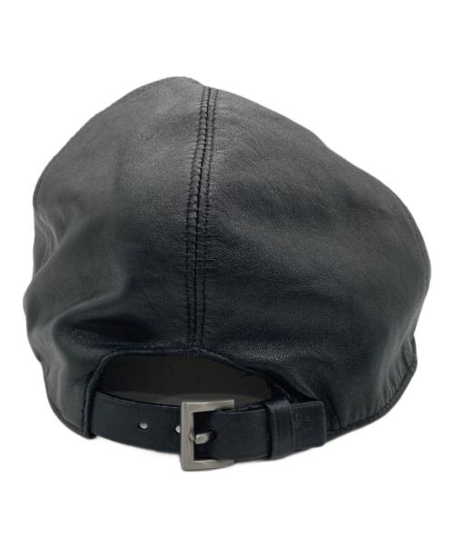 PRADA（プラダ）PRADA (プラダ) レザーキャップ ブラウン サイズ:Mの古着・服飾アイテム