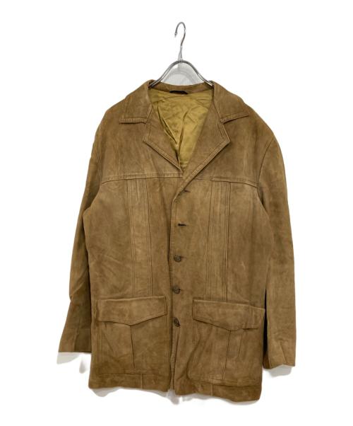 Aleksander（アレキサンダー）Aleksander (アレキサンダー) レザージャケット ベージュ サイズ:54の古着・服飾アイテム