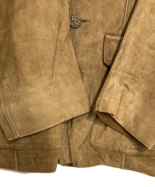 Aleksander（アレキサンダー）Aleksander (アレキサンダー) レザージャケット ベージュ サイズ:54の古着・服飾アイテム