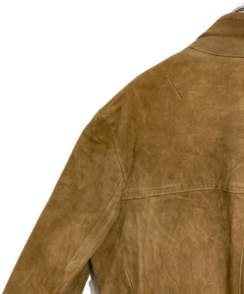 Aleksander（アレキサンダー）Aleksander (アレキサンダー) レザージャケット ベージュ サイズ:54の古着・服飾アイテム