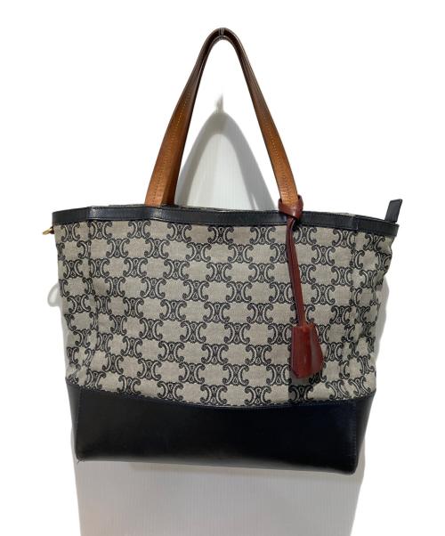 CELINE（セリーヌ）CELINE (セリーヌ) トリオンフトートバッグ グレーの古着・服飾アイテム