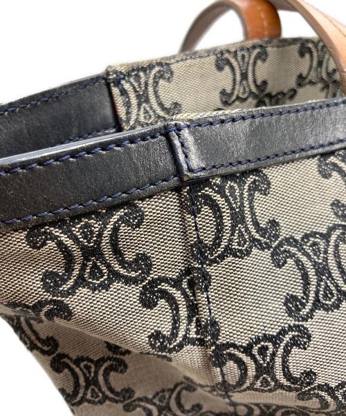 CELINE（セリーヌ）CELINE (セリーヌ) トリオンフトートバッグ グレーの古着・服飾アイテム