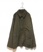 KAPTAIN SUNSHINEキャプテンサンシャイン）の古着「Wool Gauze Work Shirt Jacket」｜オリーブ