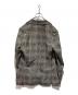 Circolo 1901 (チルコロ1901) グレンチェック プリント カシミヤタッチ コットン ジャージーテーラードジャケット グレー サイズ:50：20000円